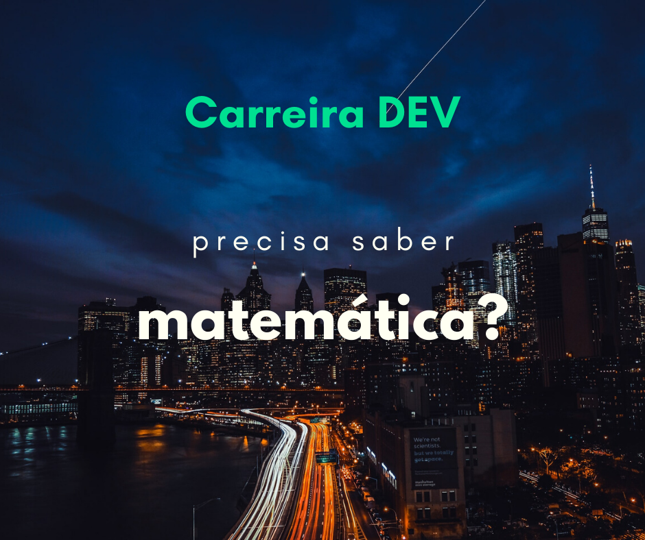 Precisa saber matemática para programar?