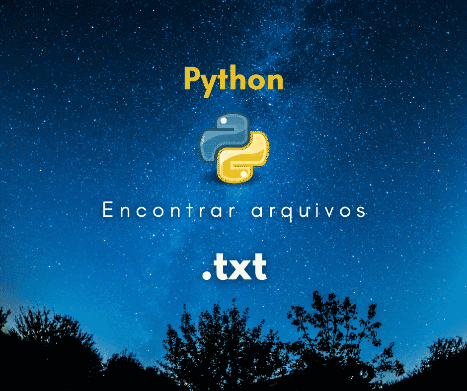 Encontrar todos os arquivos .txt de um diretório com Python