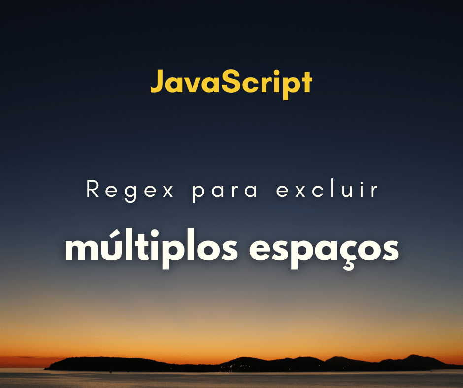 Regex para substituir vários espaços por um em JavaScript