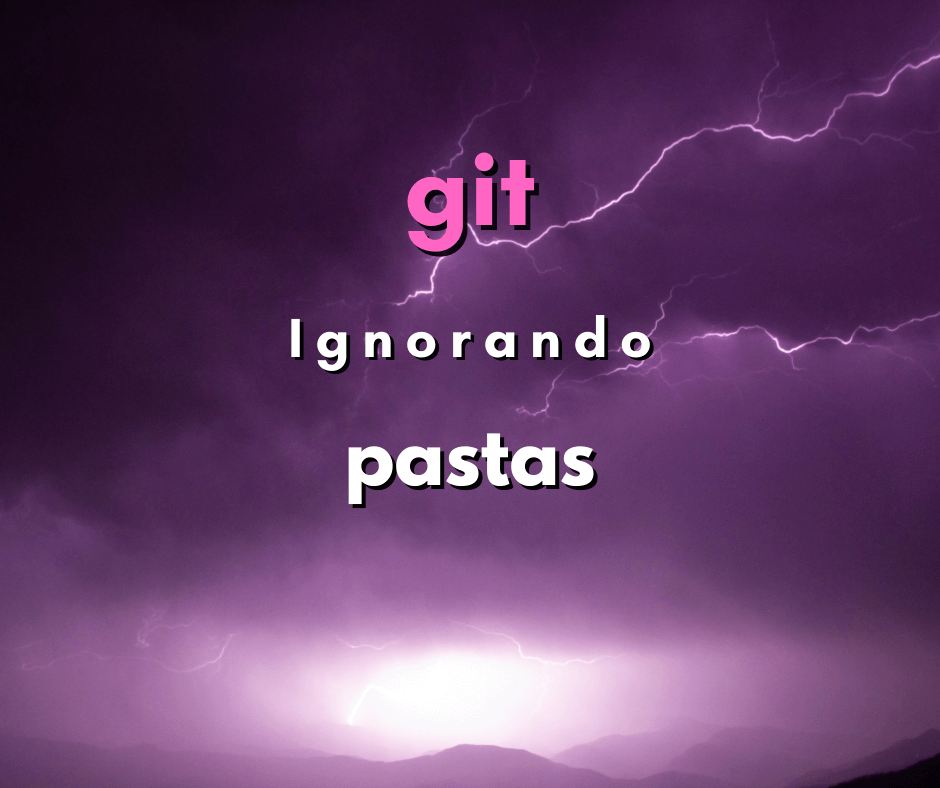 Como ignorar diretórios com git (gitignore)