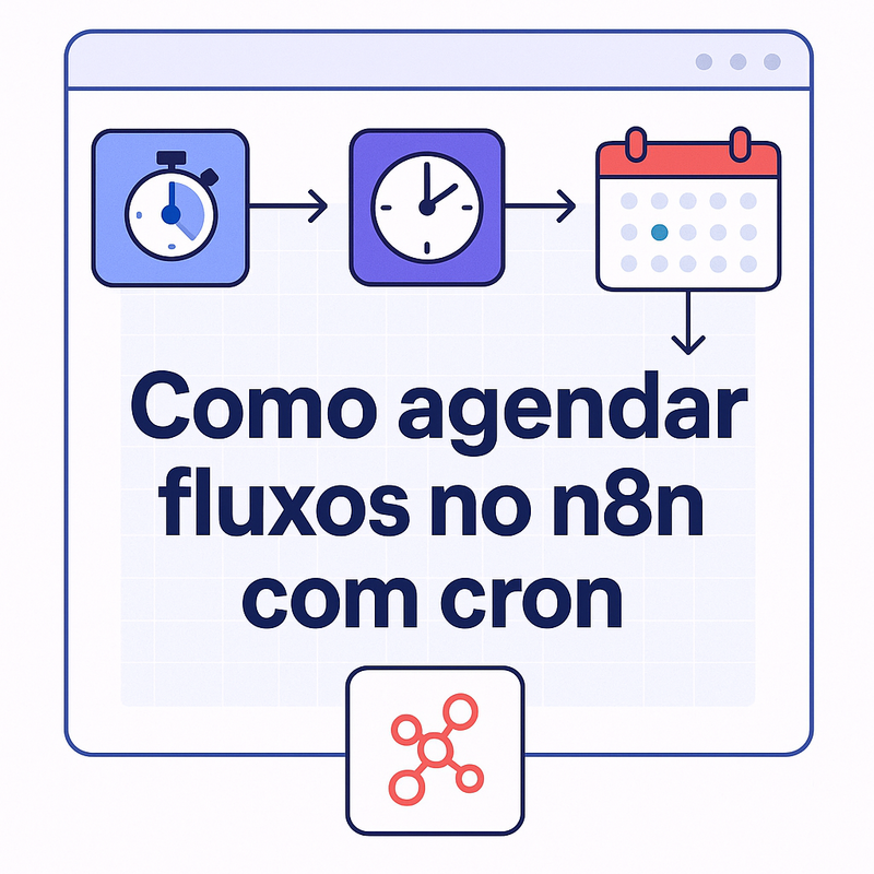 Como agendar fluxos no n8n com cron e triggers de tempo