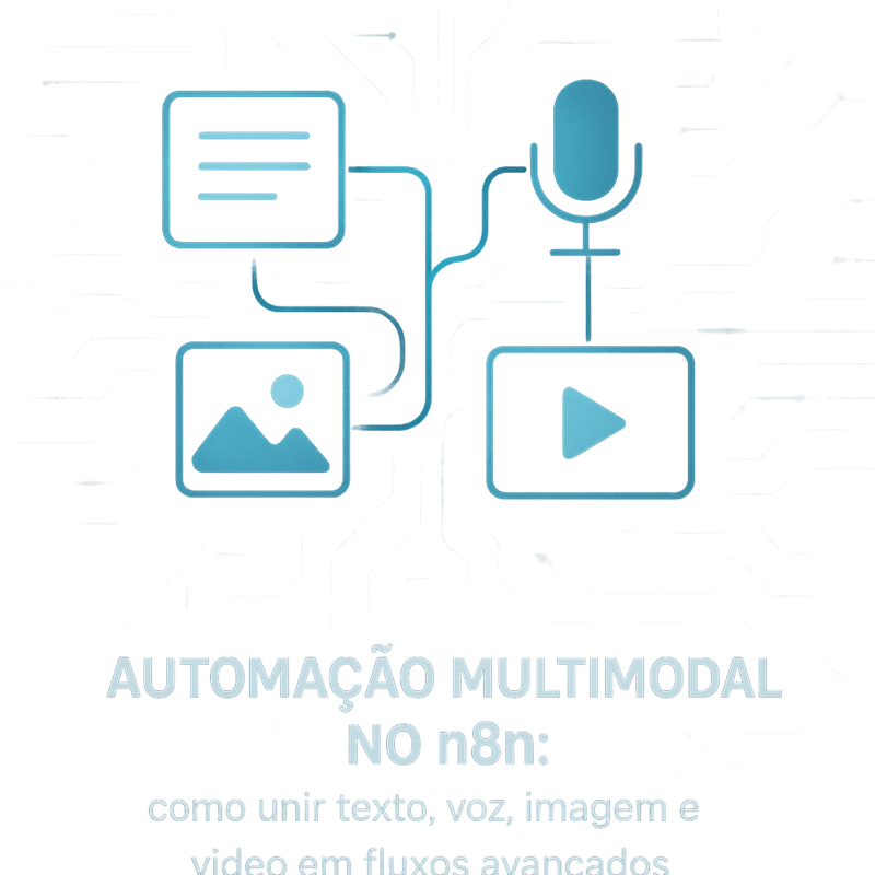 Automação multimodal no n8n: como unir texto, voz, imagem e vídeo em fluxos avançados