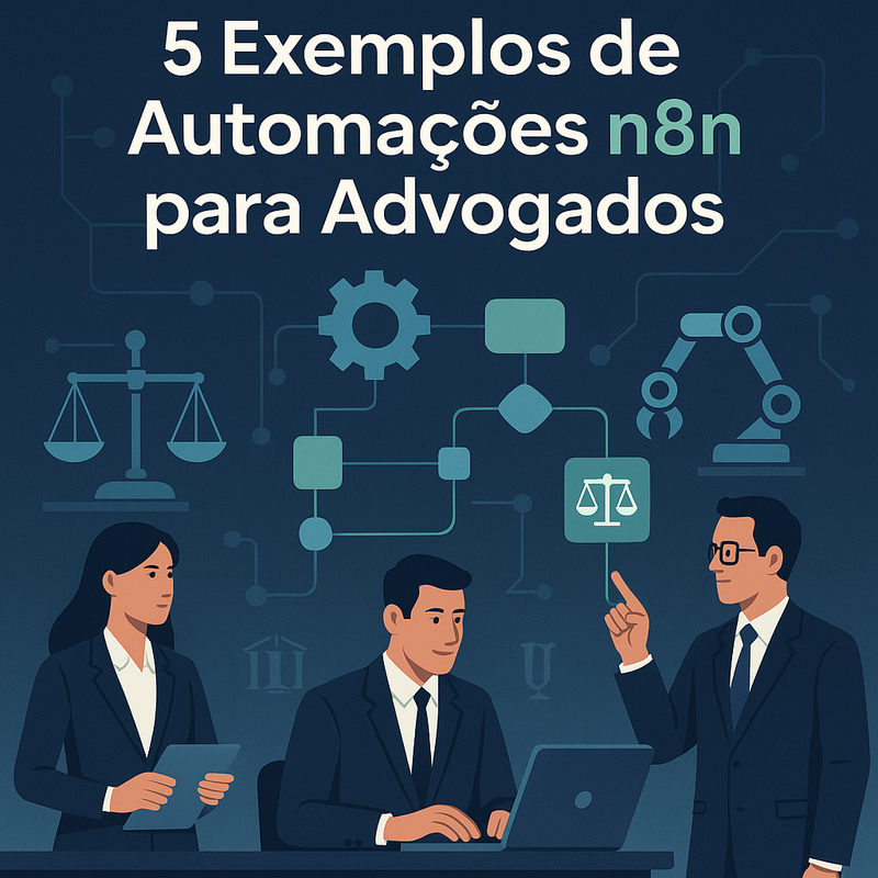 5 Exemplos de Automações n8n para Advogados Transformarem a Rotina