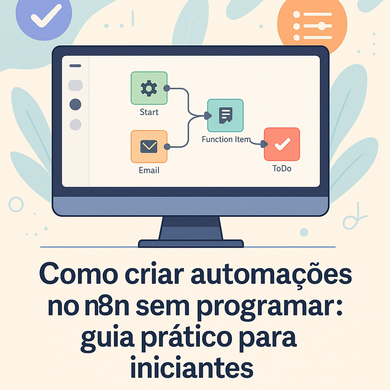 Como criar automações no n8n sem programar: guia prático para iniciantes