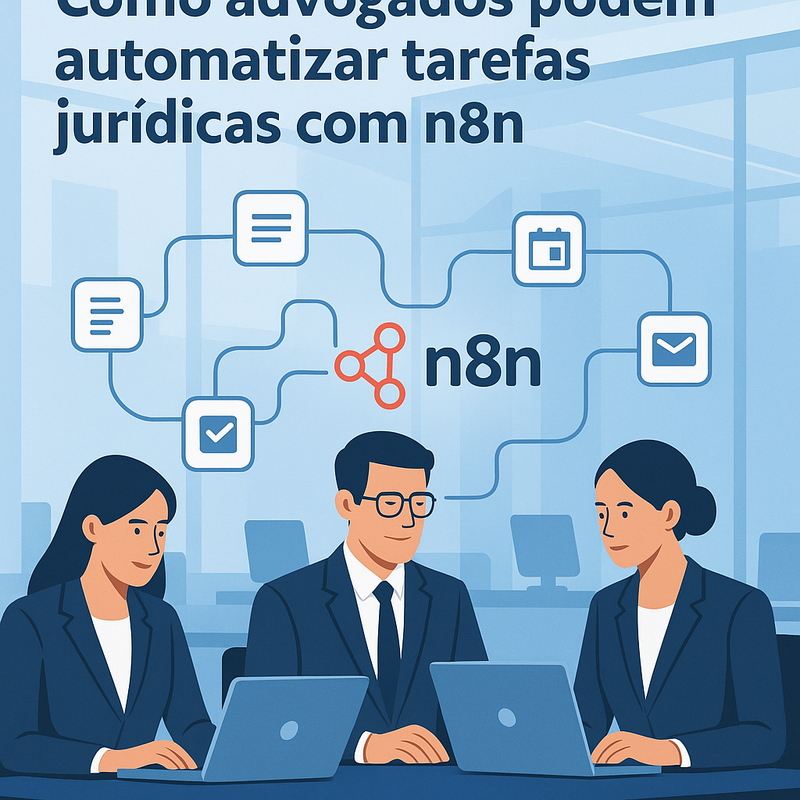 Como advogados podem automatizar tarefas jurídicas com n8n