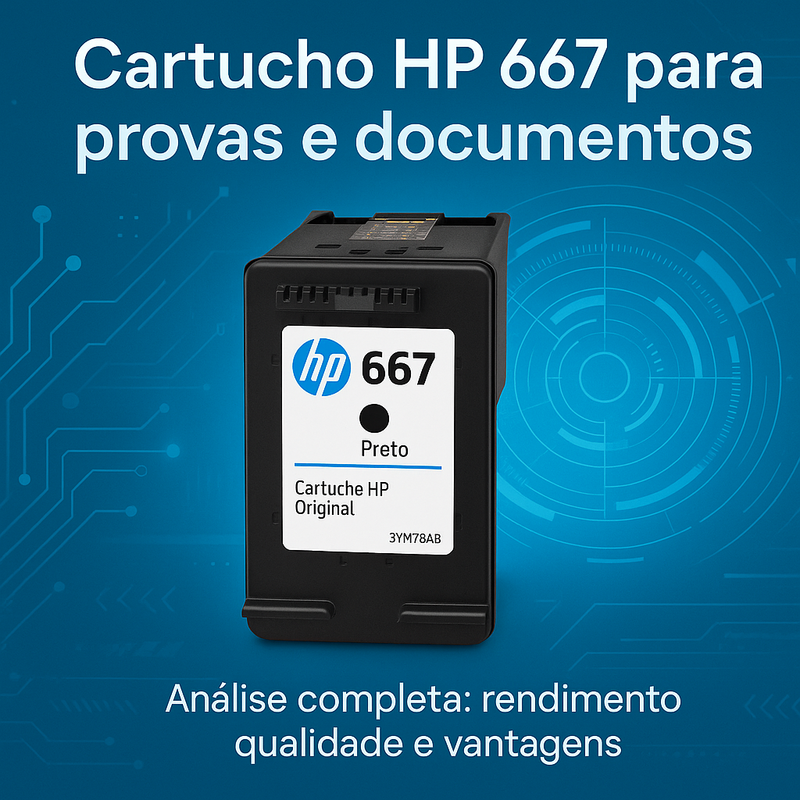 Cartucho HP 667 é bom para provas e documentos? Veja análise!