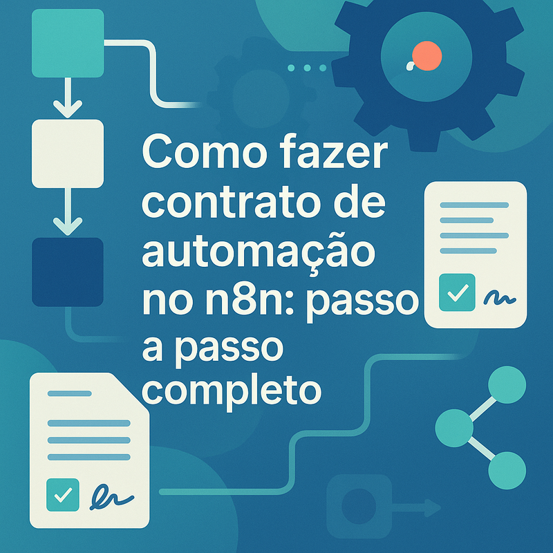 Como fazer contrato de automação no n8n: passo a passo completo