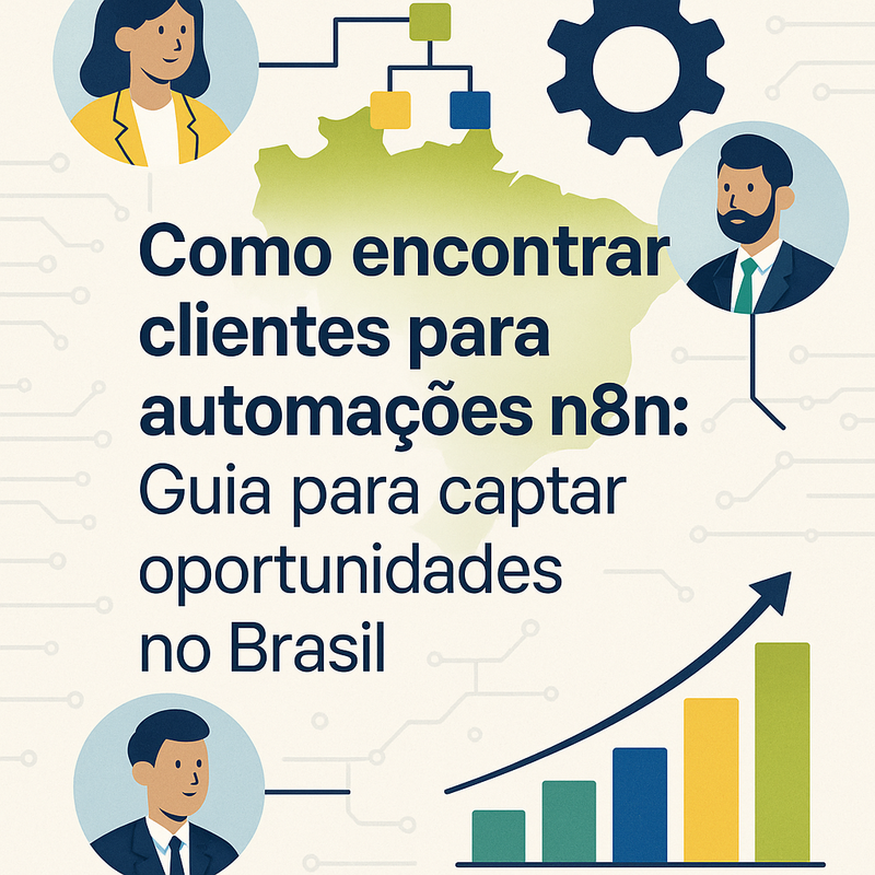 Como encontrar clientes para automações n8n: Guia para captar oportunidades no Brasil