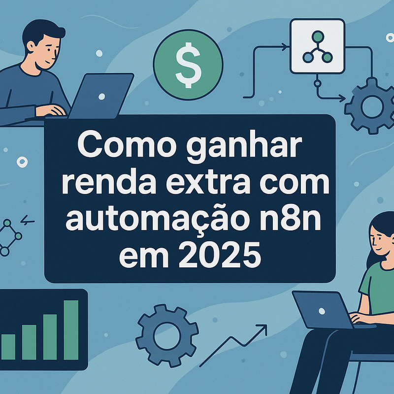 Como ganhar renda extra com automação n8n em 2025: guia para iniciantes