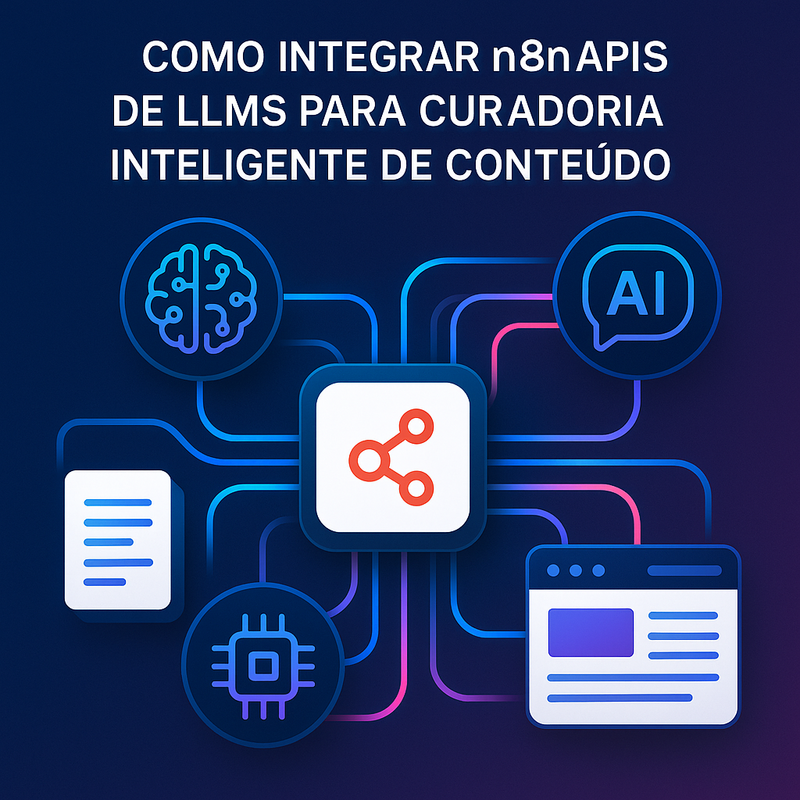 Como integrar n8n a APIs de LLMs para curadoria inteligente de conteúdo
