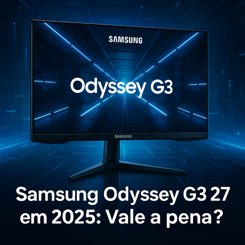 Monitor Gamer Samsung Odyssey G3 27″ (2025): Vale a pena investir no novo painel para jogar e trabalhar?