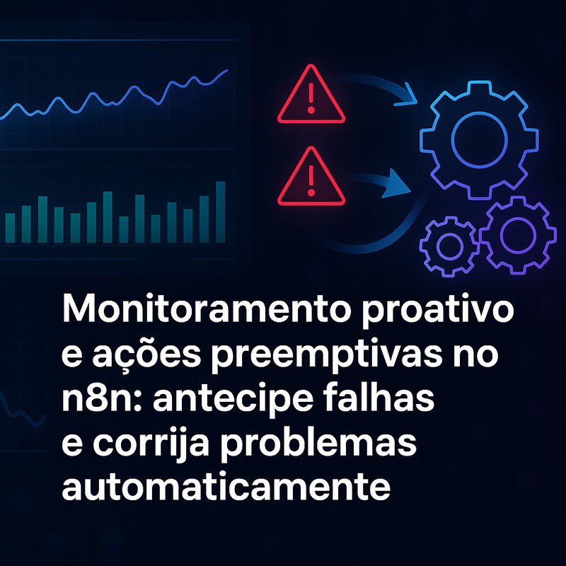 Monitoramento proativo e ações preemptivas no n8n: antecipe falhas e corrija problemas automaticamente