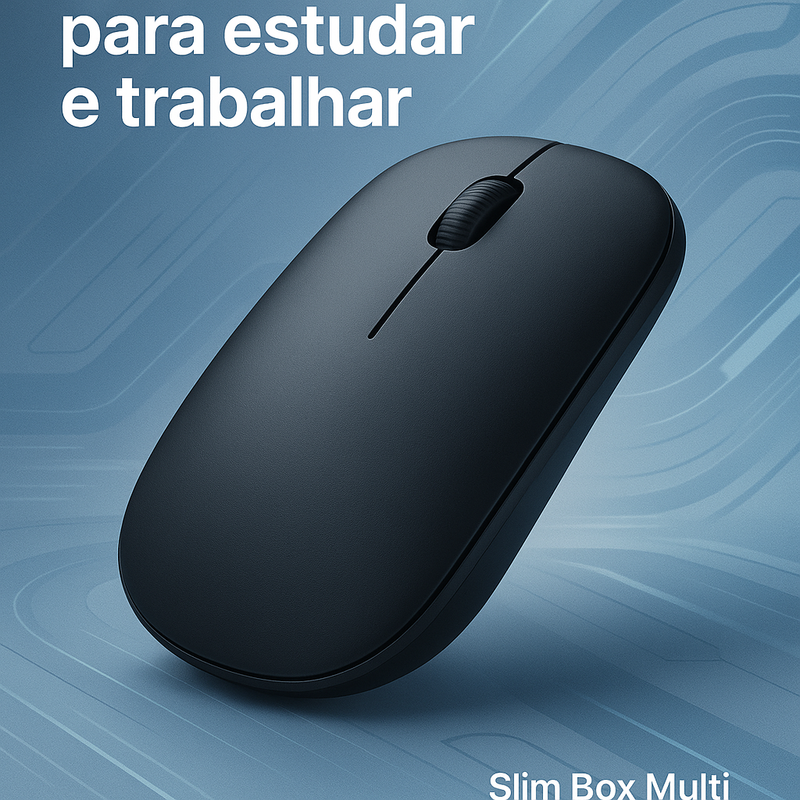 Mouse sem fio barato e portátil para estudar e trabalhar: conheça o Slim Box Multi MO307