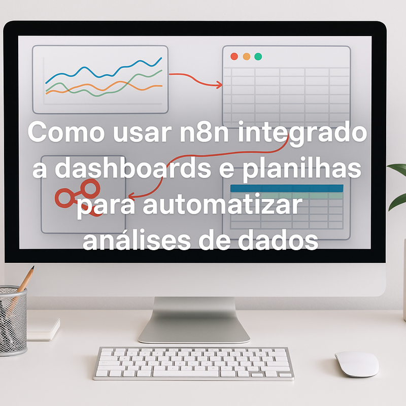 Como usar n8n integrado a dashboards e planilhas para automatizar análises de dados