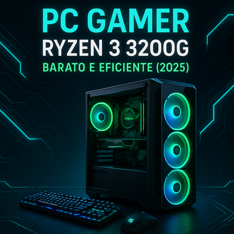 PC Gamer barato e eficiente: minha dica para montar seu setup em 2025