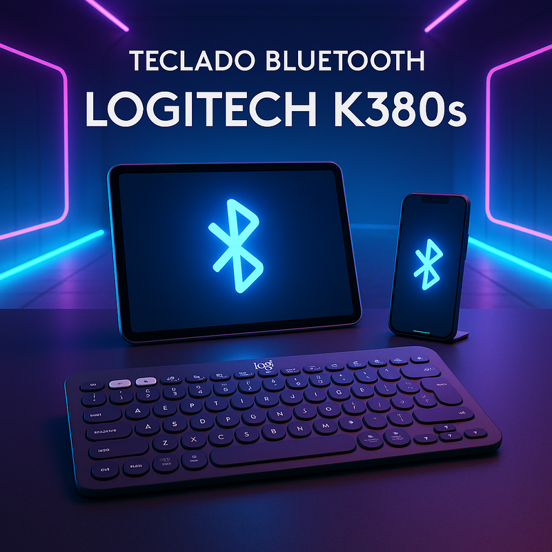 Teclado sem fio Bluetooth Logitech Pebble Keys 2 K380s para tablets e celulares: minha experiência