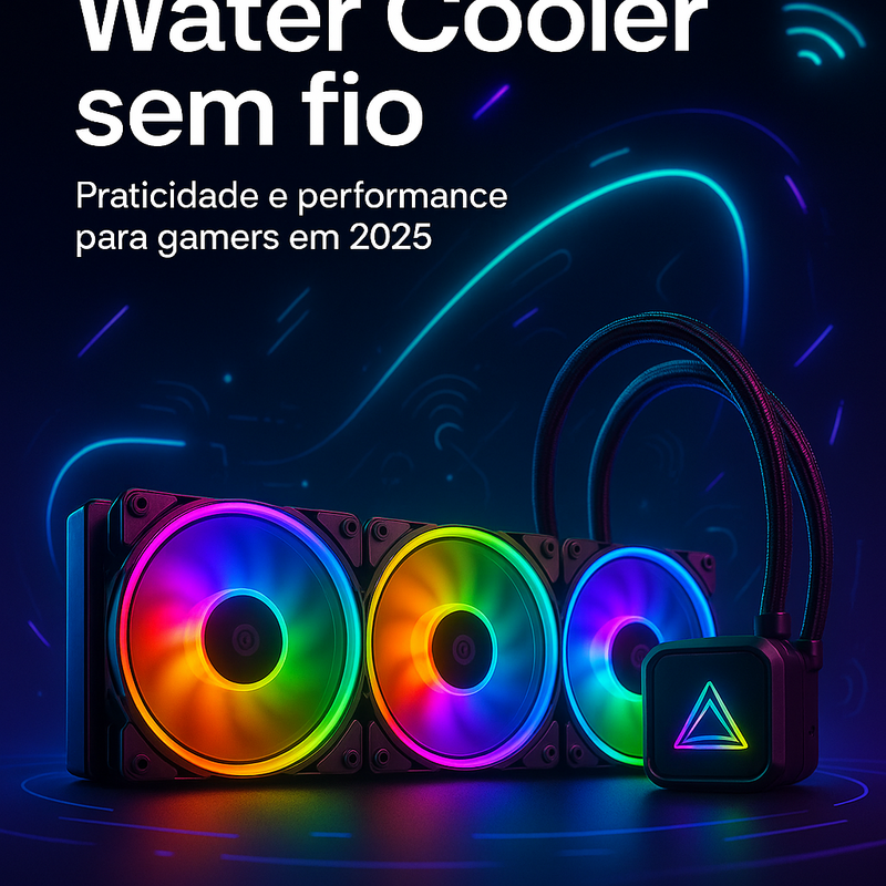 Water Cooler sem fio: Uma novidade para quem quer praticidade e performance em 2025!