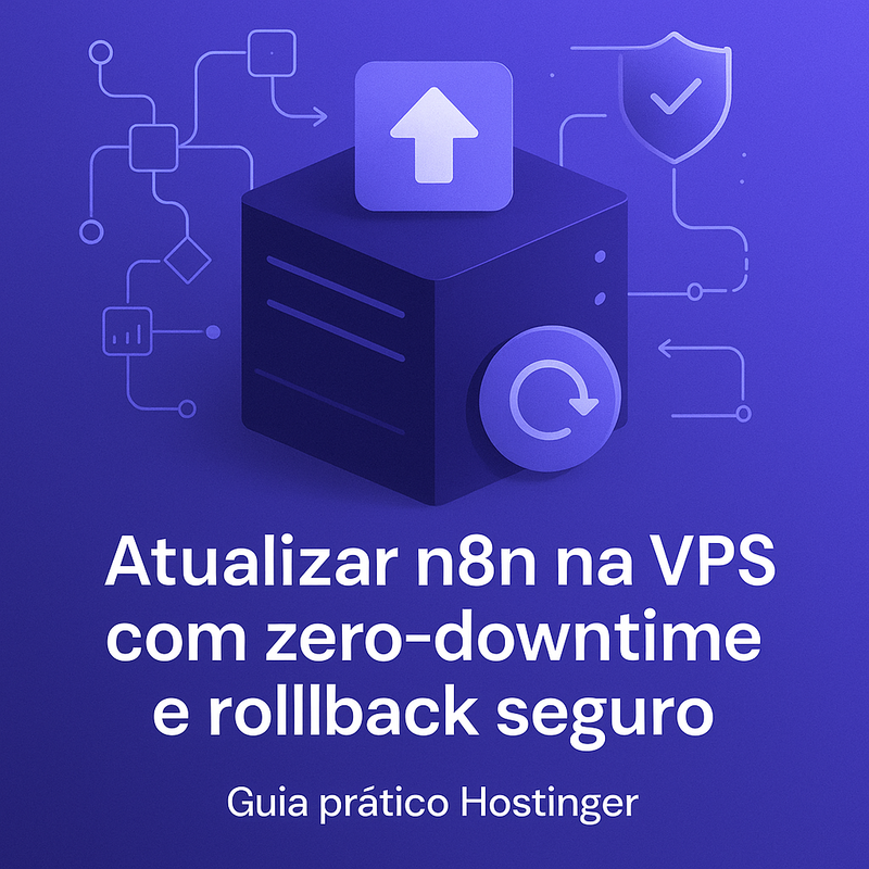 Atualizar n8n na VPS com zero-downtime e rollback seguro: Guia Hostinger