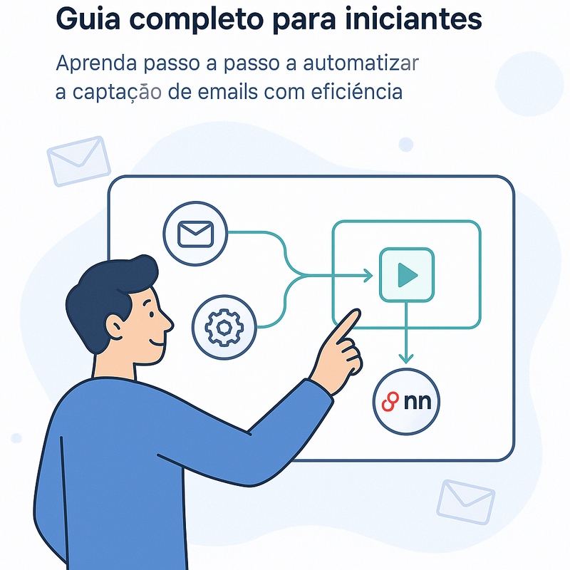 Automação para captar emails com n8n: Guia completo para iniciantes