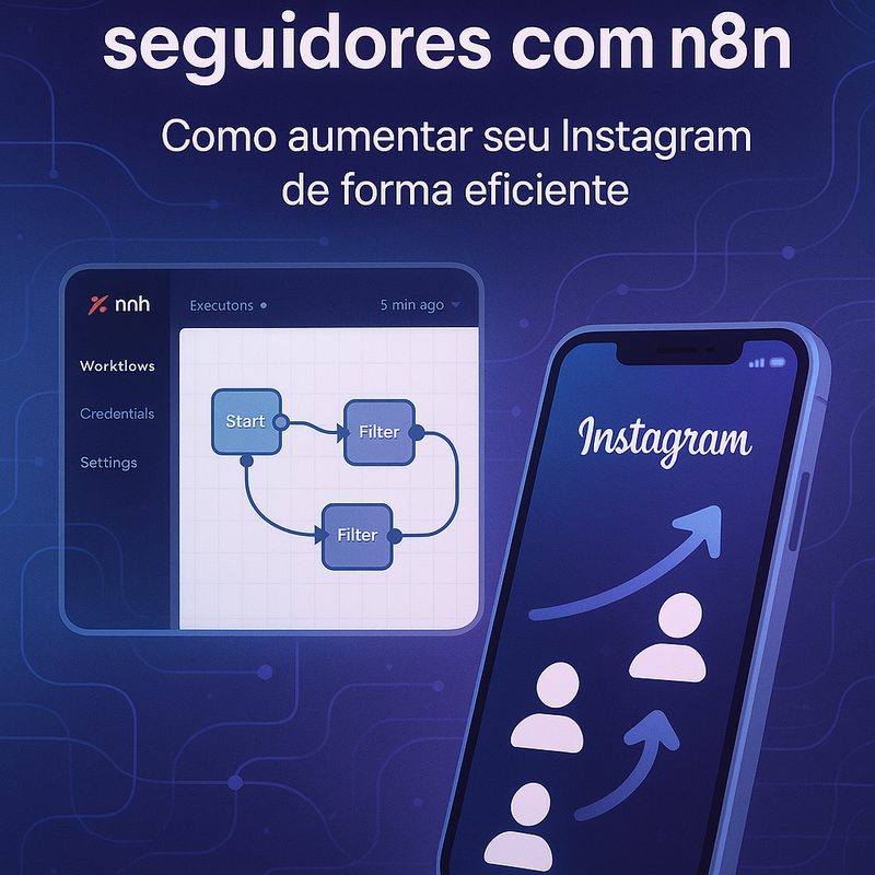 Automação para ganhar seguidores com n8n: como aumentar seu Instagram