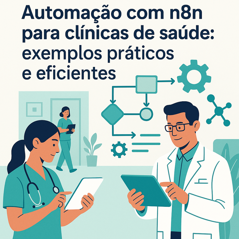 Automação com n8n para clínicas de saúde: exemplos práticos e eficientes