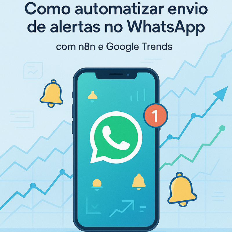 Como automatizar envio de alertas no WhatsApp usando n8n e Google Trends