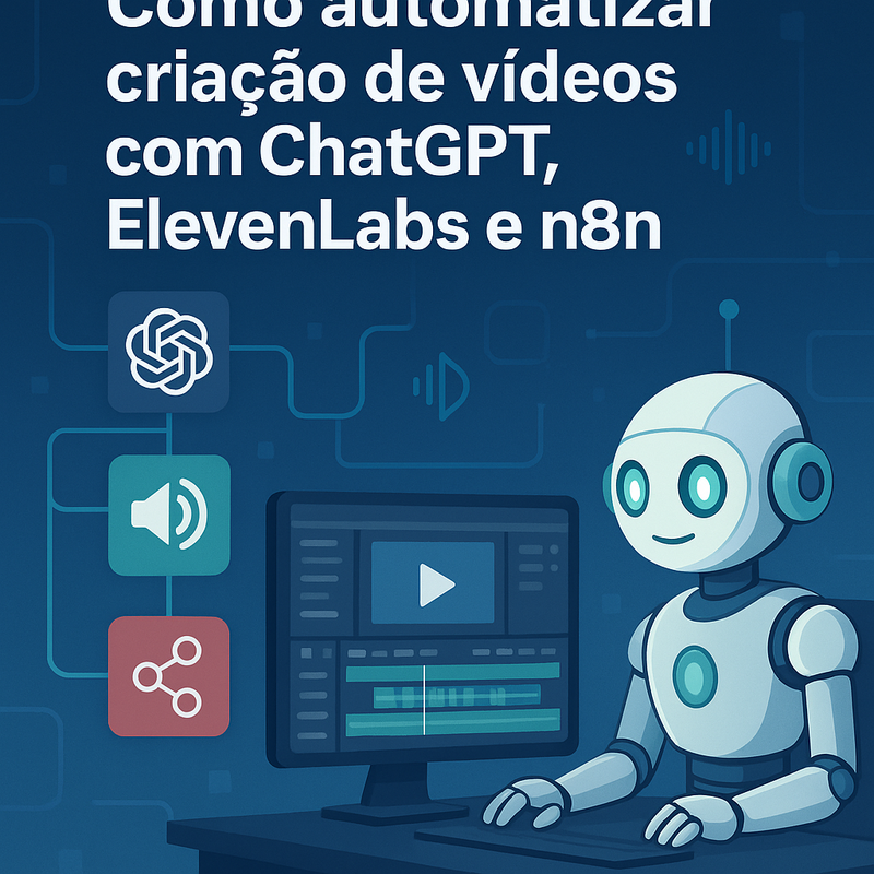 Como automatizar criação de vídeos com ChatGPT, ElevenLabs e n8n