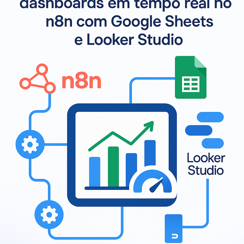 Como automatizar atualização de dashboards em tempo real no n8n com Google Sheets e Looker Studio