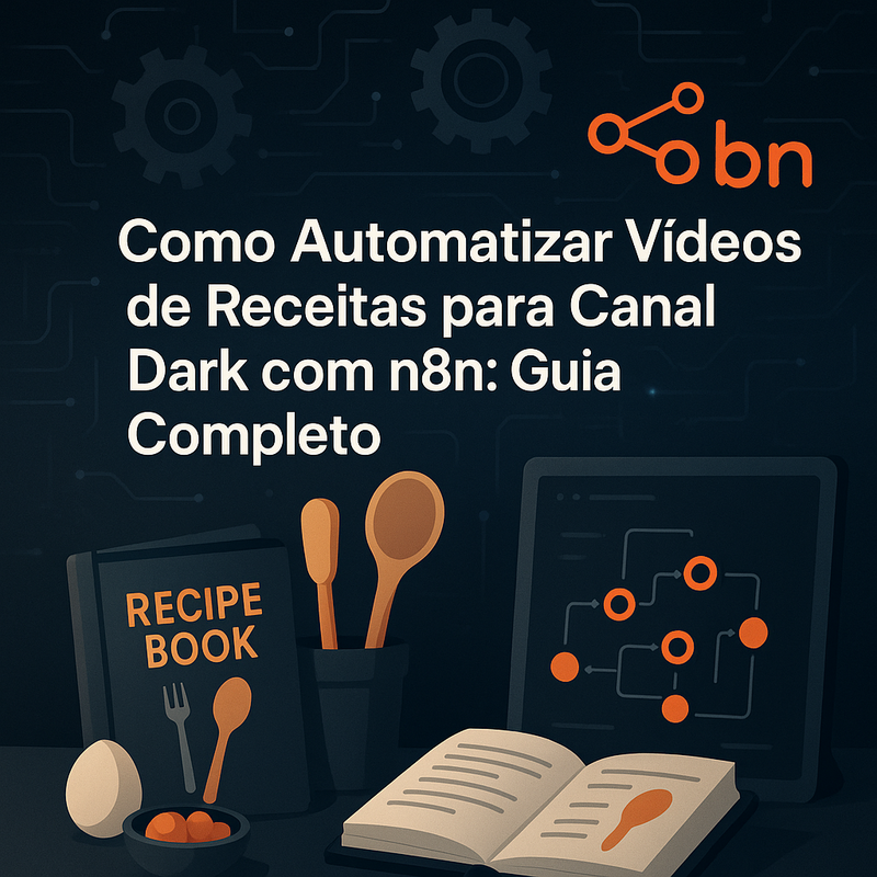 Como Automatizar Vídeos de Receitas para Canal Dark com n8n: Guia Completo