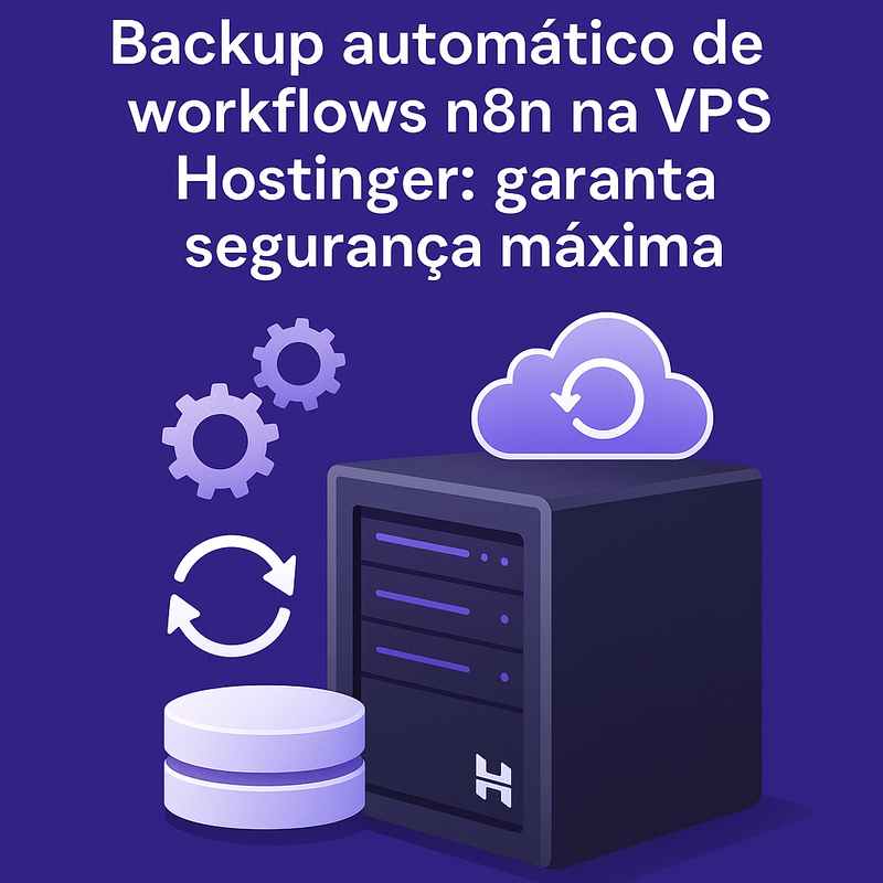 Backup automático de workflows n8n na VPS Hostinger: garanta segurança máxima