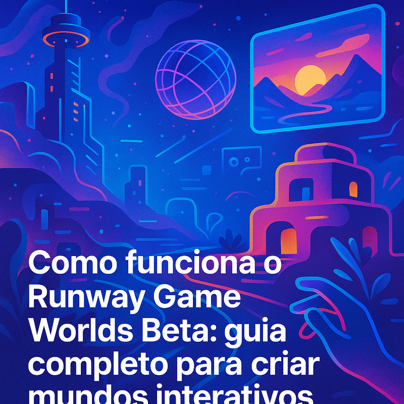 Como funciona o Runway Game Worlds Beta: guia completo para criar mundos interativos com IA