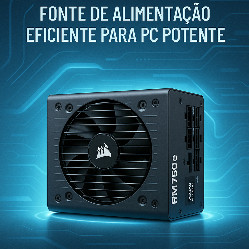 Fonte de alimentação eficiente para PC potente: minha escolha em 2025