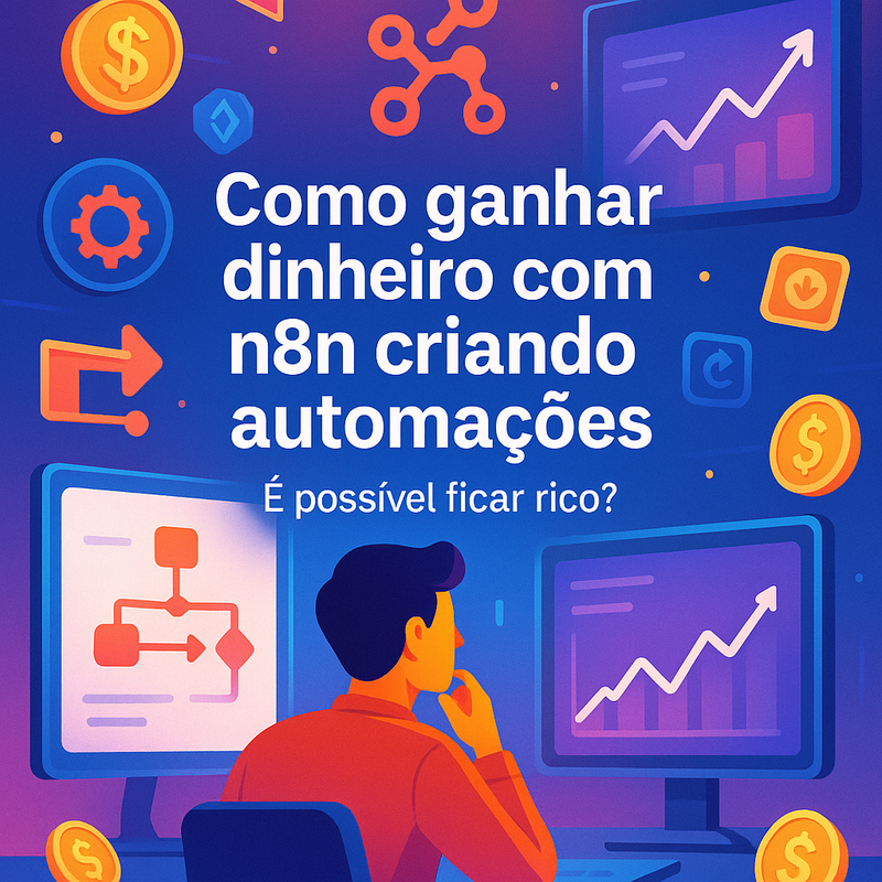 Como ganhar dinheiro com n8n criando automações: é possível ficar rico?