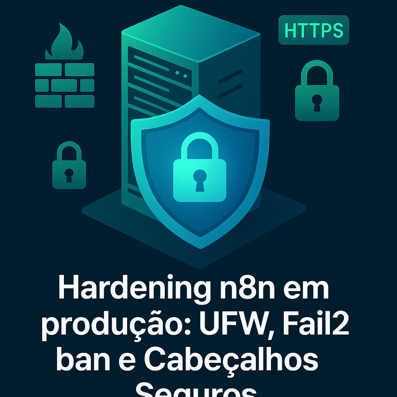 Hardening do n8n em produção: firewall UFW, Fail2ban e cabeçalhos seguros