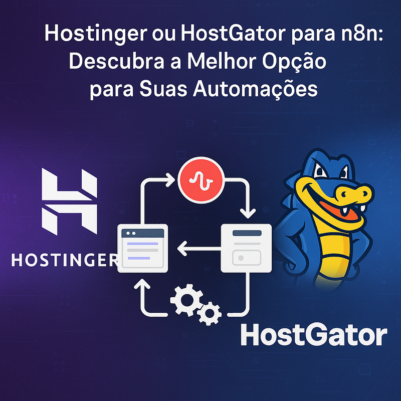 Hostinger ou HostGator para n8n: Descubra a Melhor Opção para Suas Automações