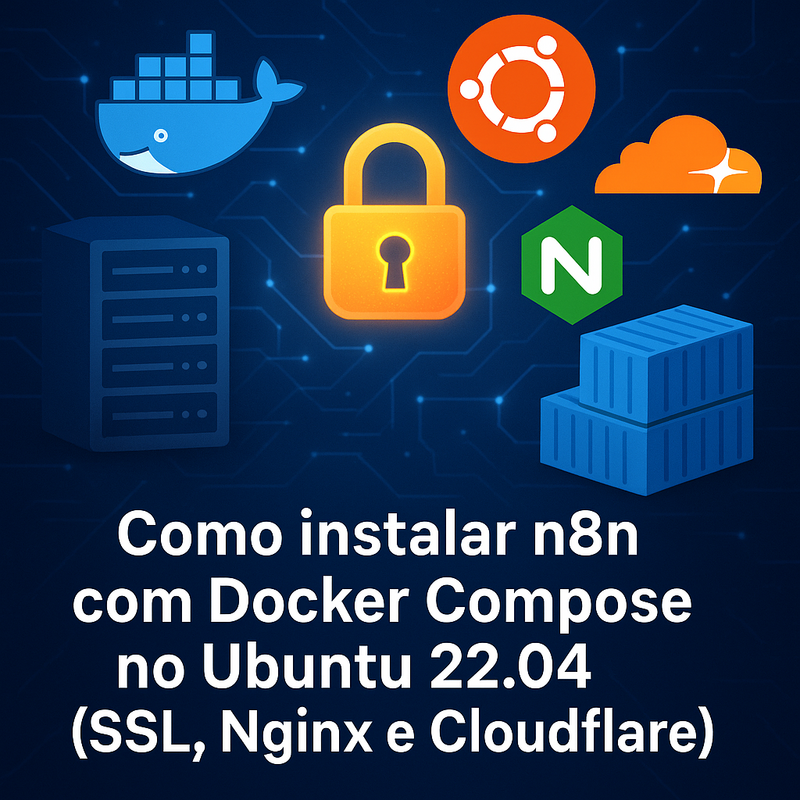 Como instalar n8n com Docker Compose no Ubuntu 22.04 (SSL, Nginx e Cloudflare)