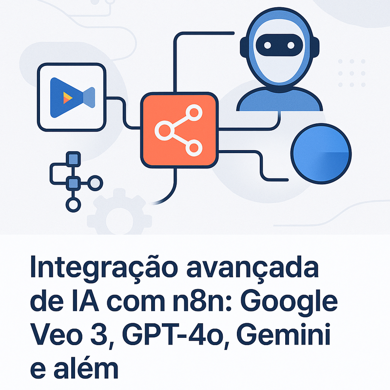 Integração avançada de IA com n8n: Google Veo 3, GPT-4o, Gemini e além