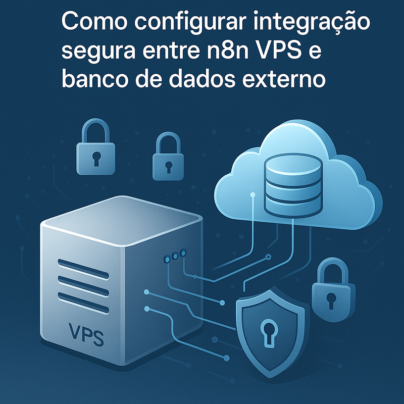 Como configurar integração segura entre n8n VPS e banco de dados externo