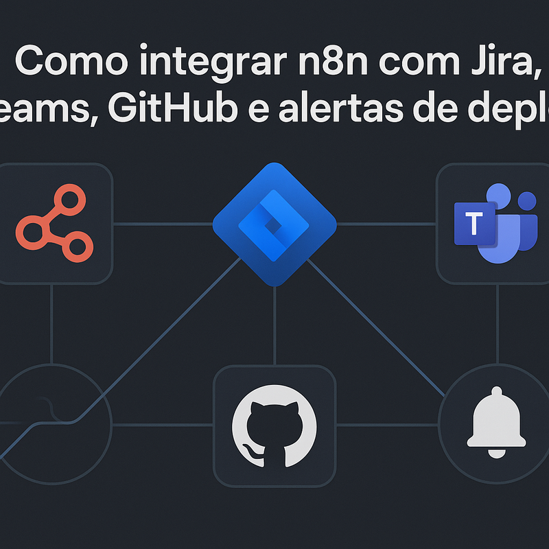 Como integrar n8n com Jira, Teams, GitHub e alertas de deploy: Guia DevOps