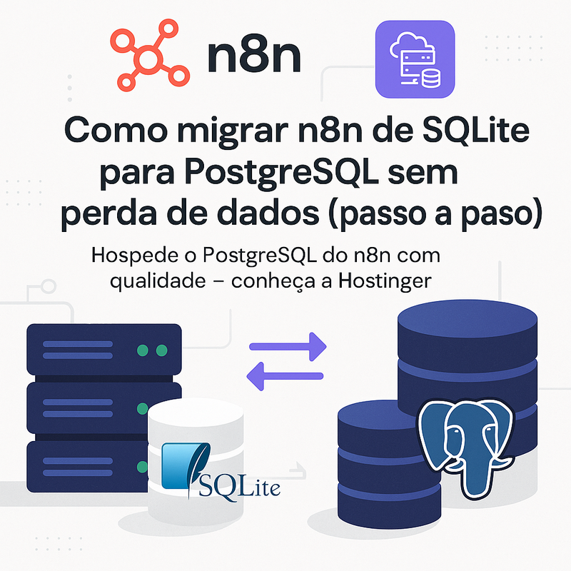 Como migrar n8n de SQLite para PostgreSQL sem perda de dados (passo a passo)