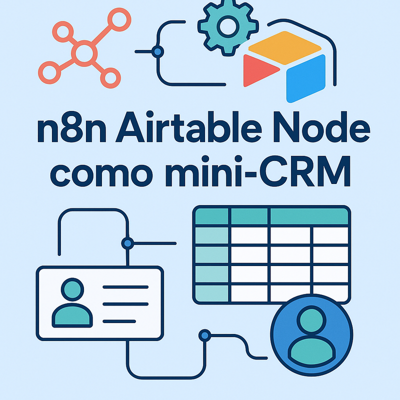 n8n Airtable Node: Como Usar Como Mini-CRM com Automações e Integrações