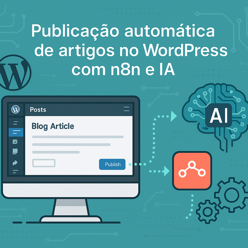 Como fazer publicação automática de artigos no WordPress com n8n e IA