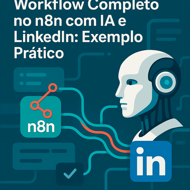 Do Zero ao Workflow Completo no n8n com IA e LinkedIn: Exemplo Prático