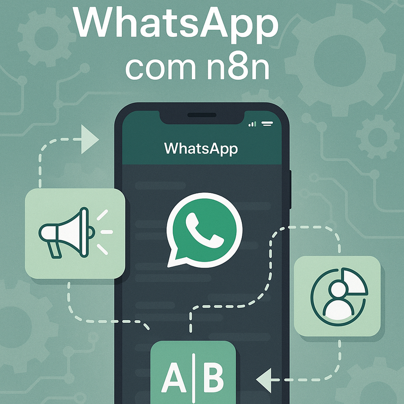 Como criar um agente de campanhas WhatsApp com n8n: templates, segmentação e A/B test