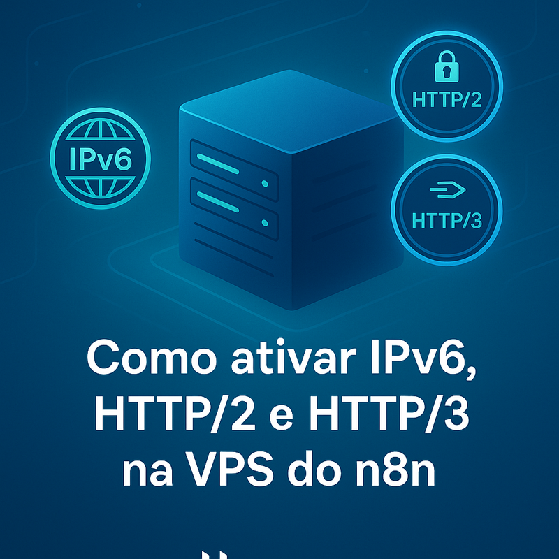 Como ativar IPv6, HTTP/2 e HTTP/3 na VPS do n8n: guia completo e Hostinger recomendada