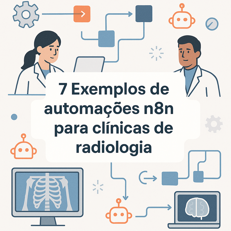 7 Exemplos de automações n8n para clínicas de radiologia
