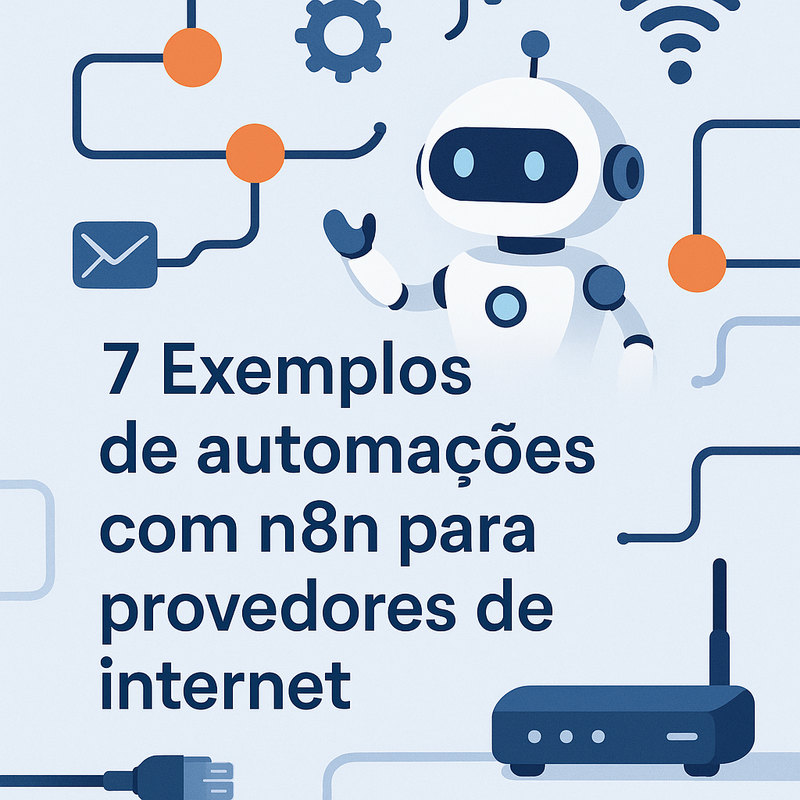 7 Exemplos de automações com n8n para provedores de internet