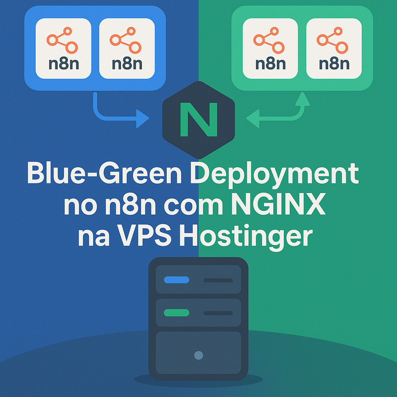 Como fazer Blue-Green Deployment no n8n usando NGINX na mesma VPS Hostinger