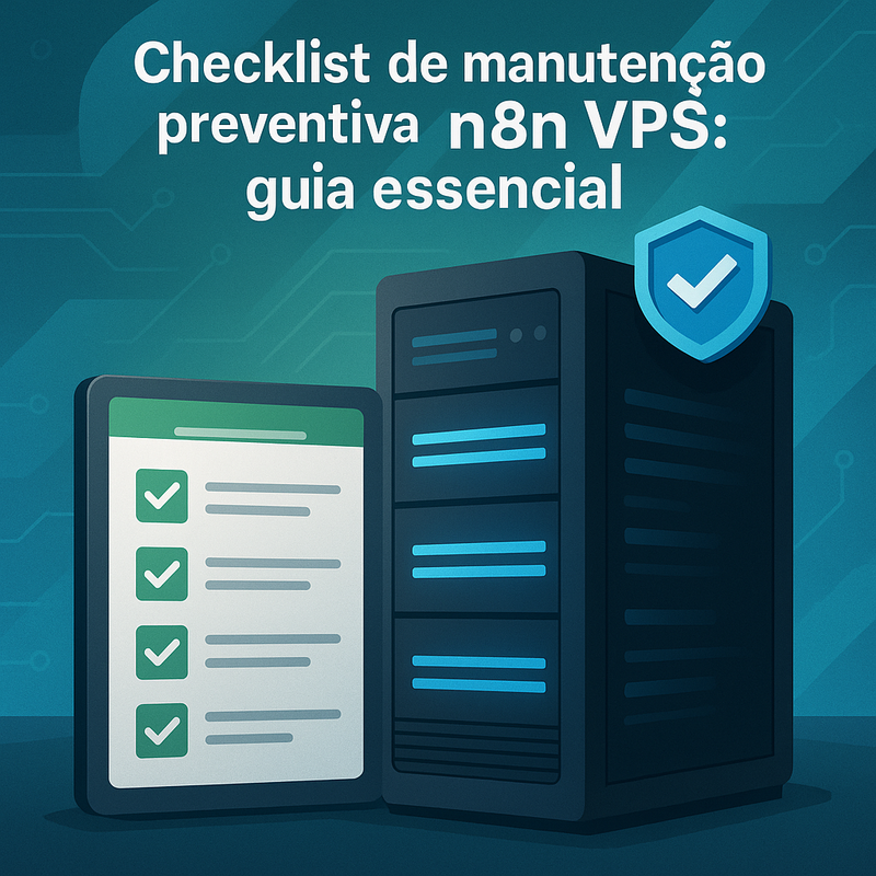 Checklist de manutenção preventiva n8n VPS 2025: guia essencial