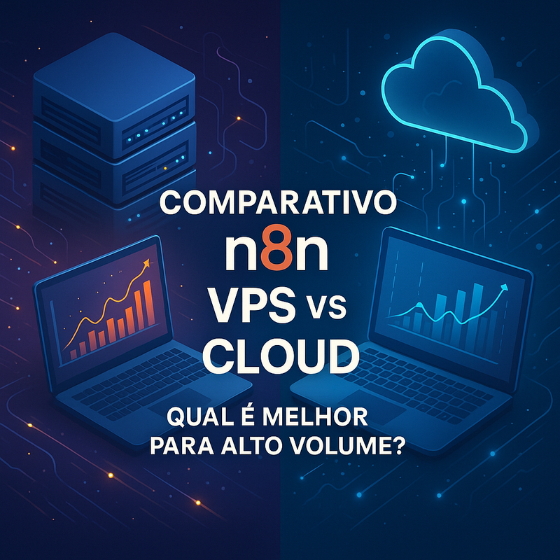 Comparativo n8n VPS vs cloud: qual é melhor para alto volume?